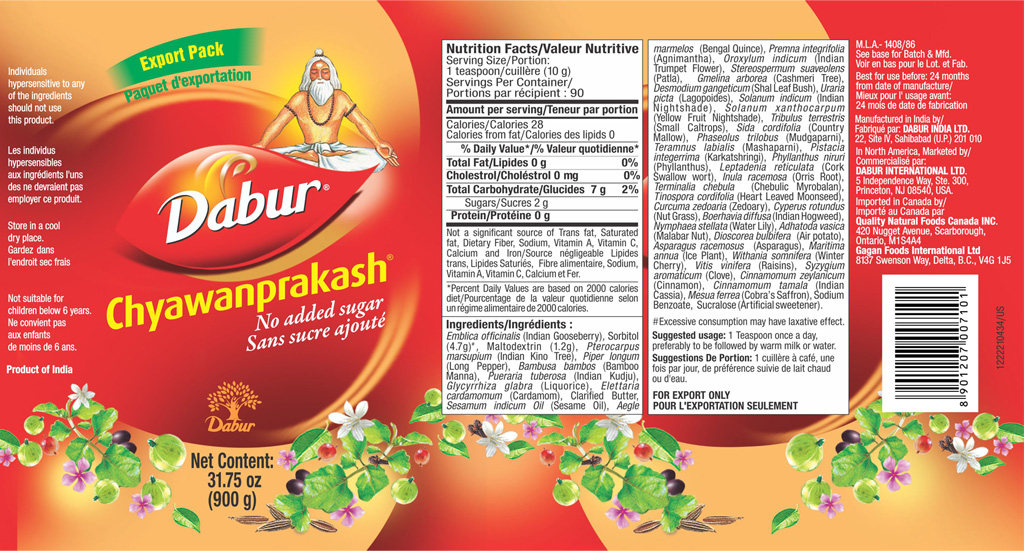 Dabur North America, Dabur Chyawanprash, Chyawan Granules, Dabur USA